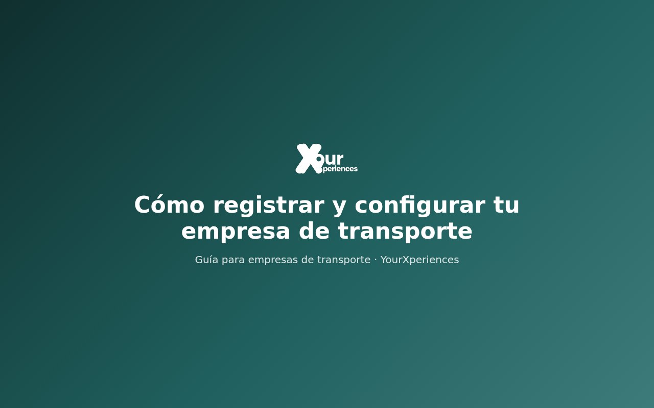 Cómo registrar y configurar tu empresa de logística del transporte